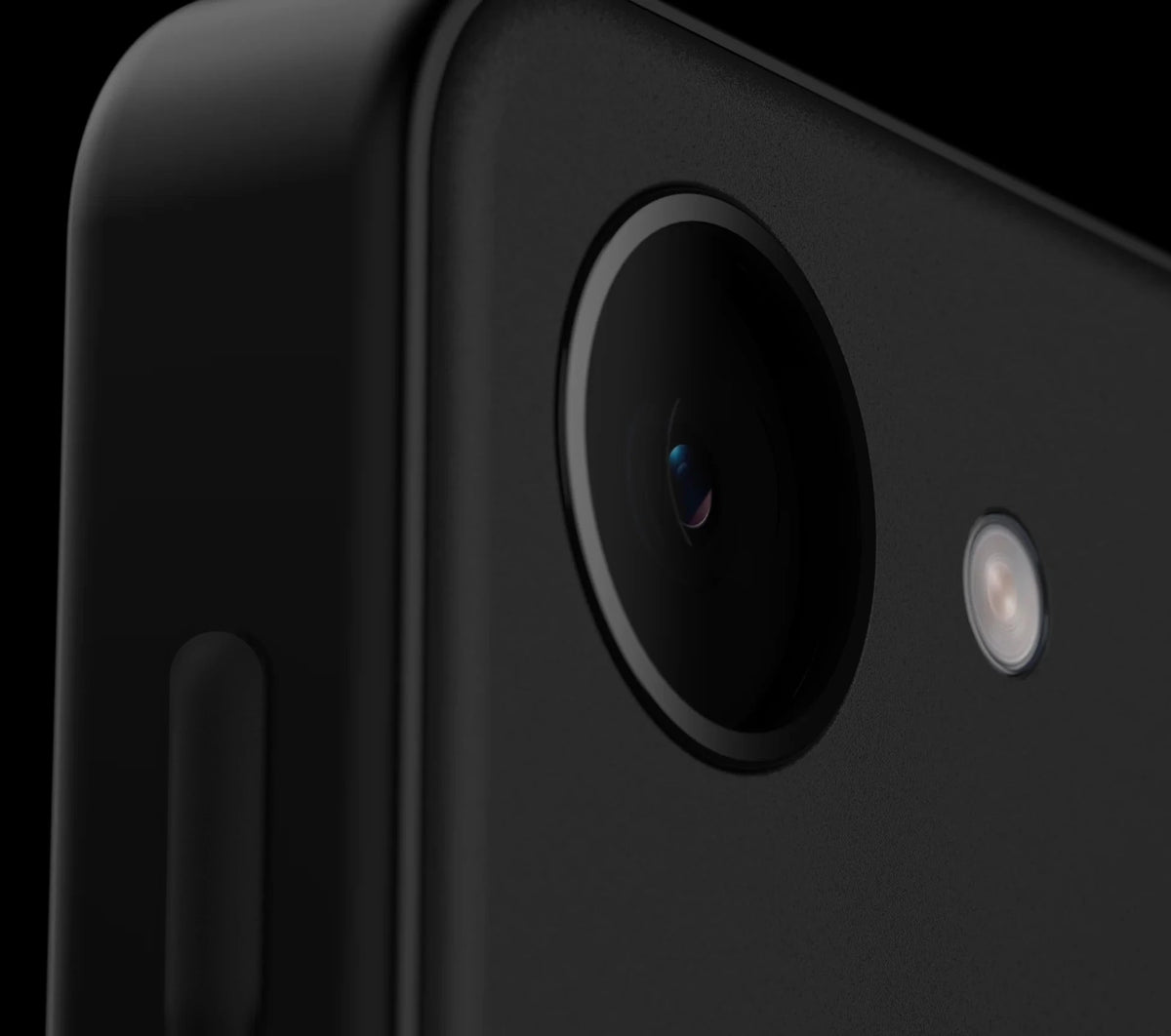 Close-up of the enough phone camera