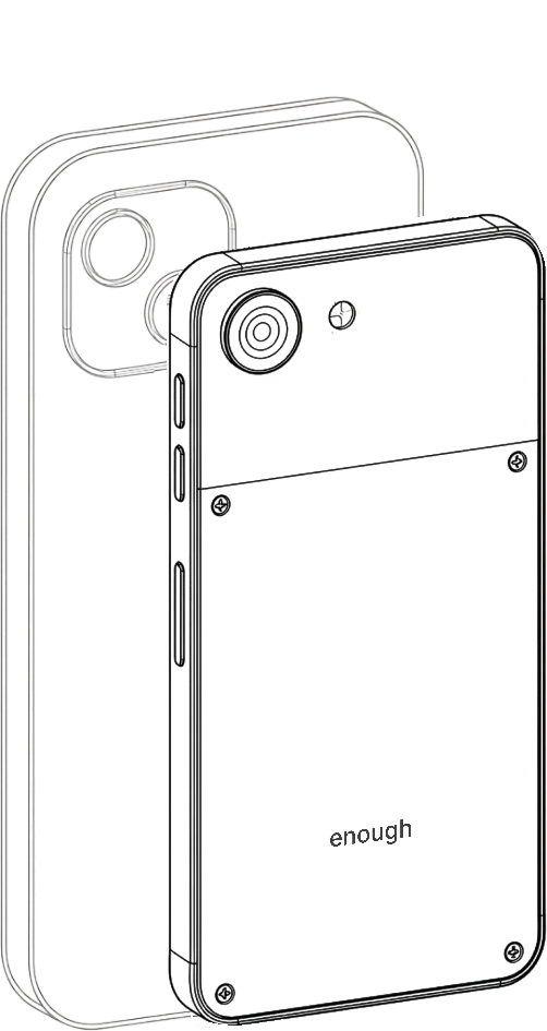 enough phone size compared with a 6.5 inch phone